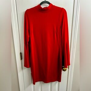 Elegant Red Women's Dress